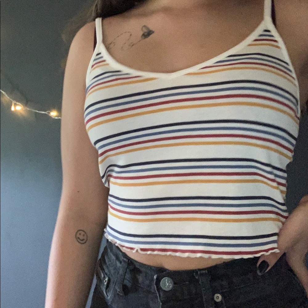 PacSun Striped Tank Top